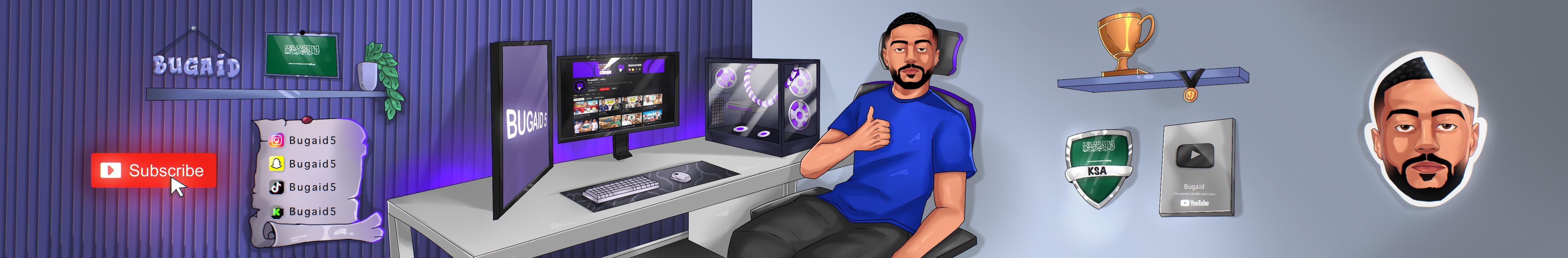user banner