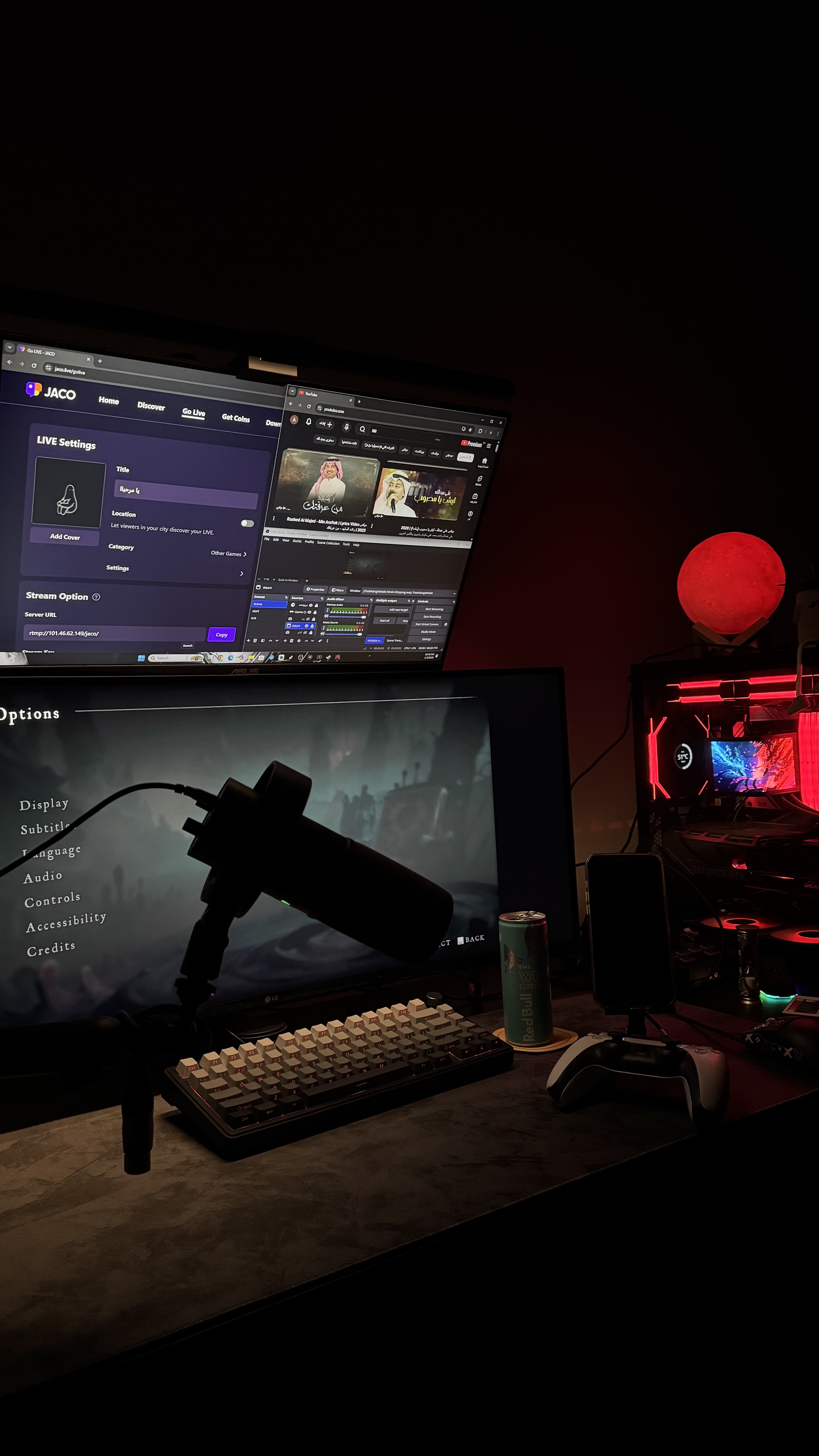 user banner