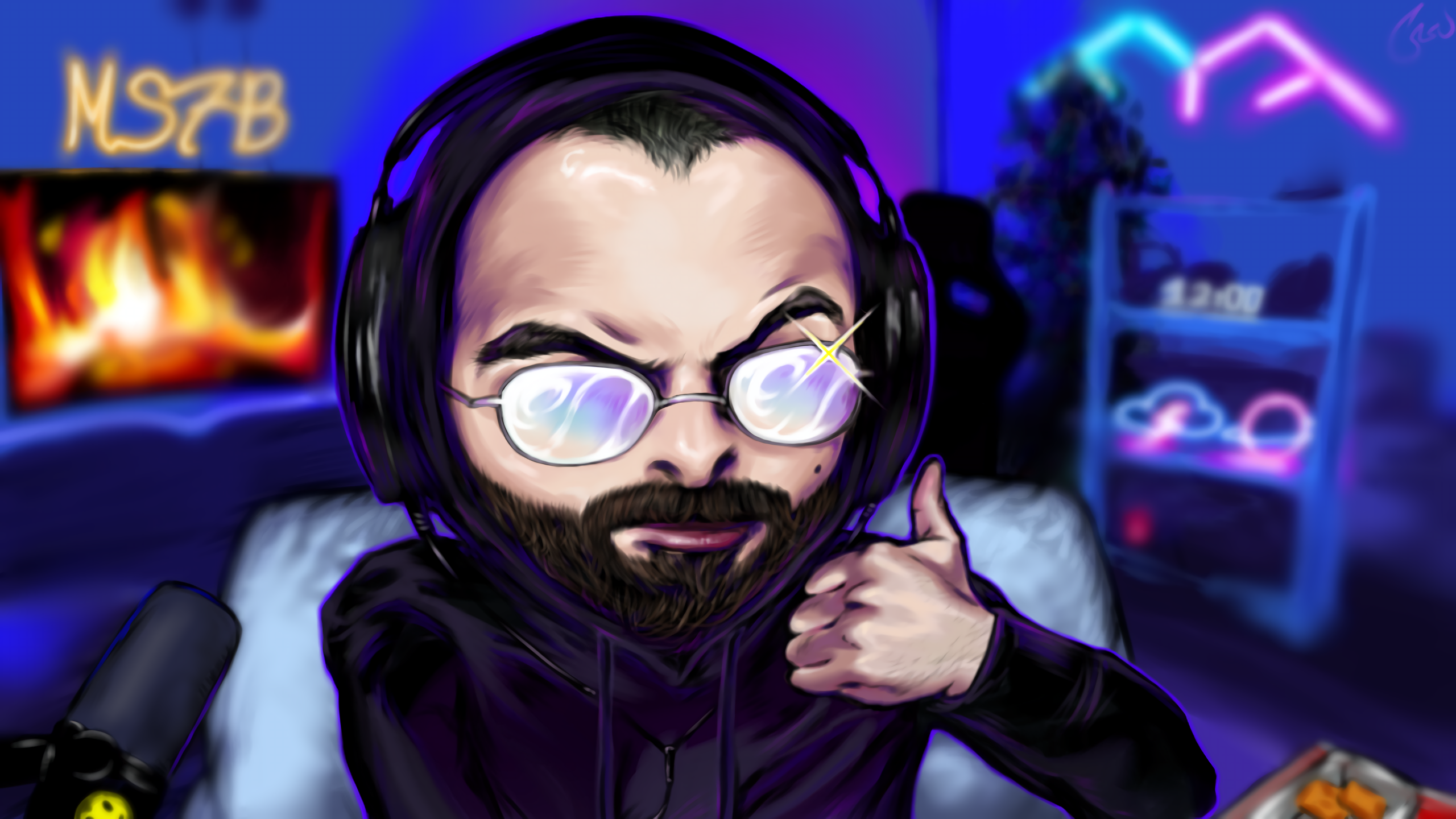 user banner