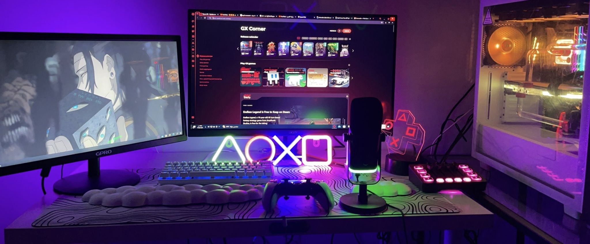 user banner