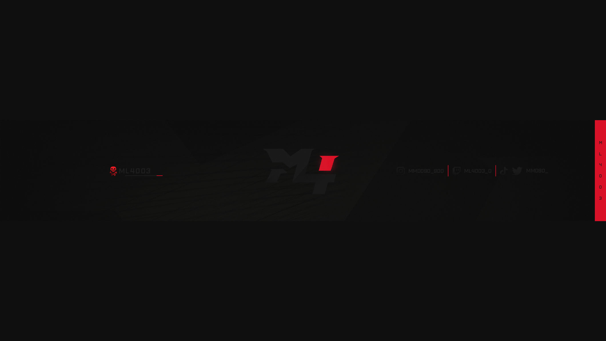 user banner