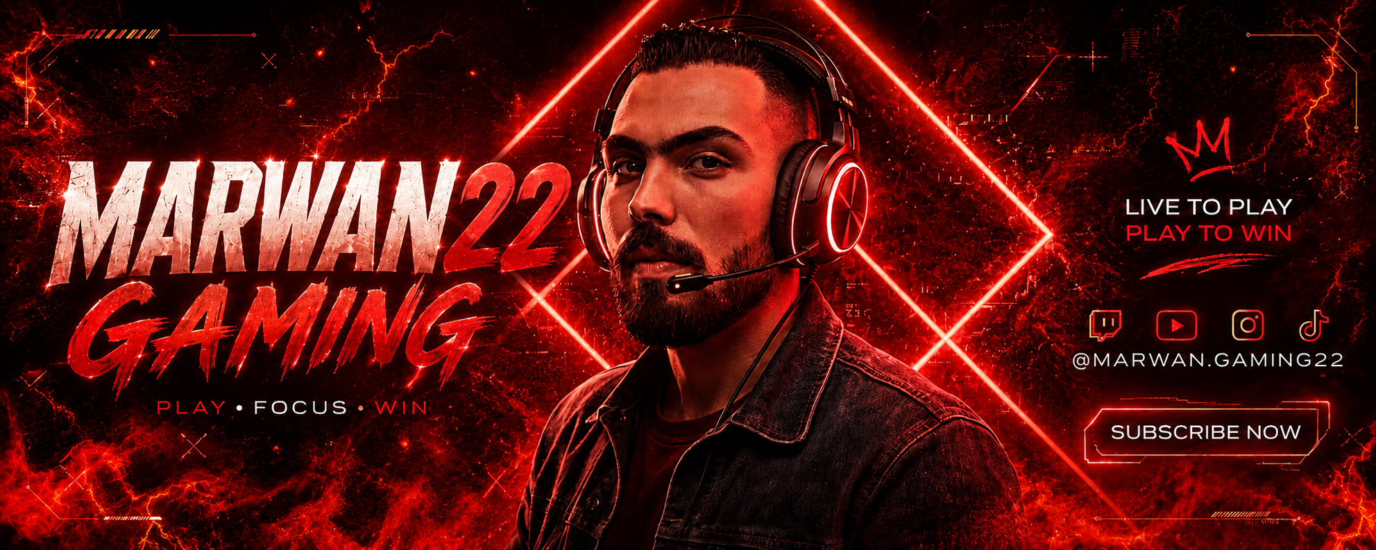 user banner