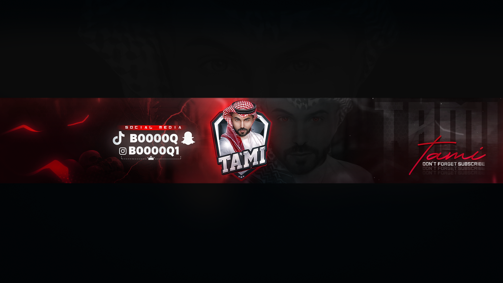 user banner