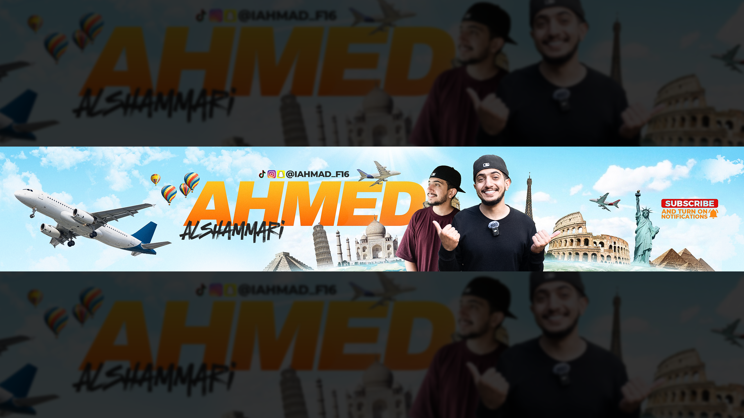 user banner